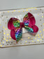 Mermaid Holographic Print Fall Hairbow ~  New Limited Edition hair bow for Girls