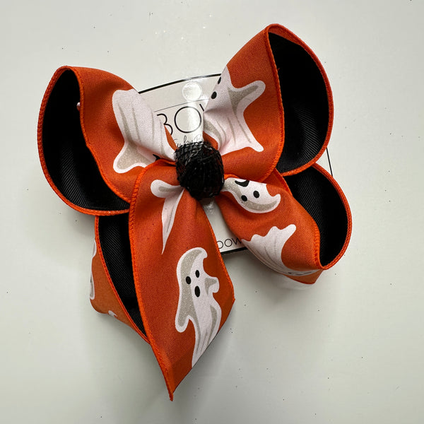 Ghost Fun Halloween Bow ~Spooky Season ~ Limited Time & Limited Quantiles Halloween Fun HairBow