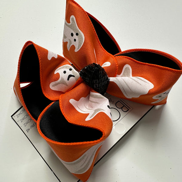 Ghost Fun Halloween Bow ~Spooky Season ~ Limited Time & Limited Quantiles Halloween Fun HairBow