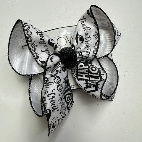 Happy Halloween Fun Halloween Bow ~Spooky Season ~ Limited Time & Limited Quantiles Halloween Fun HairBow