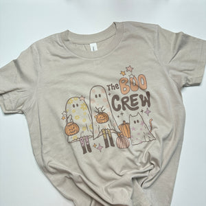 The Boo Crew Kids  Tee {  T-shirt Only } ~ Halloween Spooky Season ~ Exclusive iBOWZ design