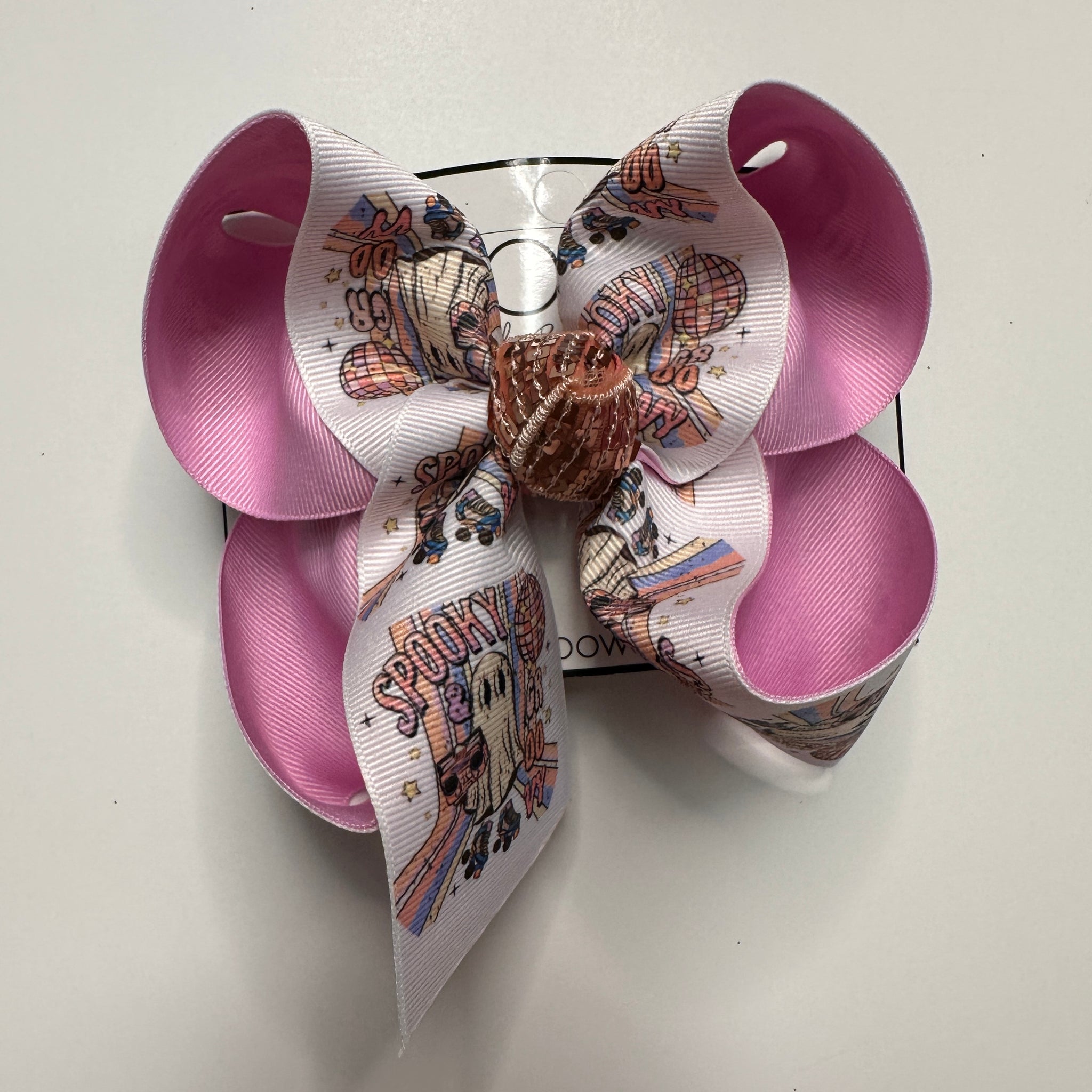 {Bow Only}  Spooky & GROOVY Hair bow ~ Halloween ~ OOAK Hairbow by iBOWZ Fun & Funky hair bows