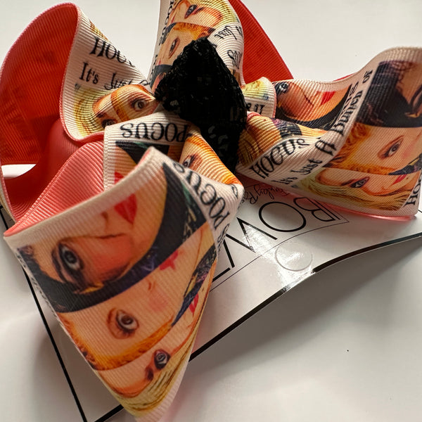 Combo Shirt and Bow ~ The Witches are Back ~ Inspired by Hocus Pocus Sanderson Sisters Bleached Tee & Matching Hairbow