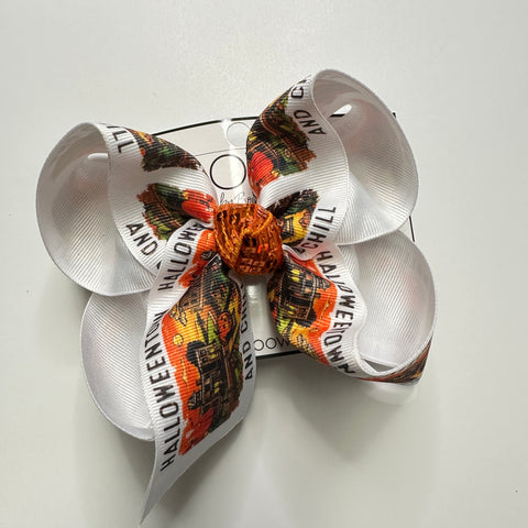 {Bow Only}  Halloween Town  Hair bow ~ Halloween ~ OOAK Hairbow by iBOWZ Fun & Funky hair bows