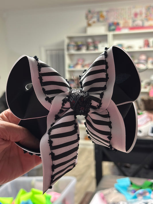 "I don't Believe Im Better Than Everyone, Just YOU" Wednesday Adams Inspired  Fun Bow ~ Preorder Now Limited Time Only