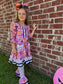 Magnolia Rose Pumpkin Ruffle Leggings  ~ Girls Fall Halloween Ruffle Leggings with Lots of Ruffles and  Lace and all the Extras