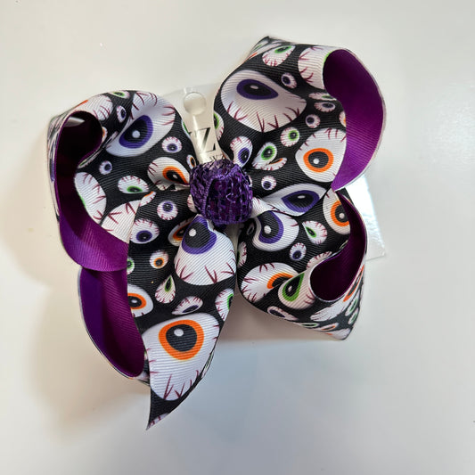 Halloween Eyeballs  Fun Bow ~ Preorder Now Limited Time Only