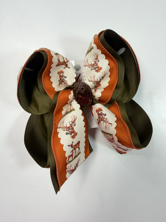 Oh Deer !!  Triple Layer Fun bow ~ Perfect for the Deer Lovers