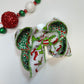 Green Man Christmas  Fun Bow ~ Hairbow