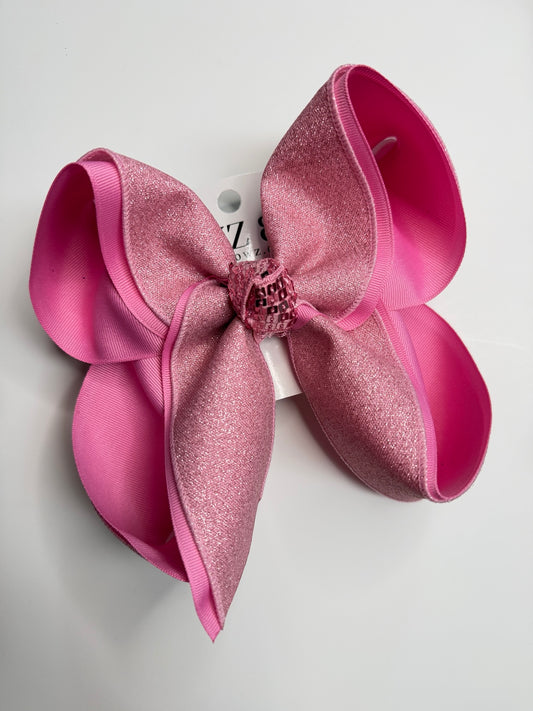 Pink sparkle iBOWZ hair bow