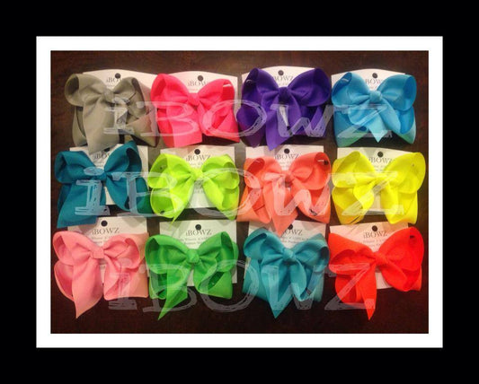 X-large  Basic Spring & Summer hair bows buy more & save
