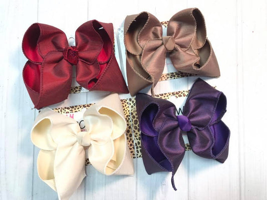 Taupe Dressy Fall iBOWZ | Hairbow | Baby bow | Big Mega Bow