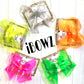Jelly bow Waterproof Bows ~ Limited Time ONLY~ Toddler & Medium Size Only - Waterproof Jelly Fun iBOWZ~ CHOOSE YOUR COLORS
