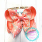 Sparkle Thursday ~ Bundle of New Spring Polka dot Moon-Stitch Fun bow  ~ iBOWZ Fun & Funky Hairbows