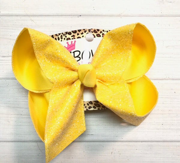 BUNDLE ALL 7  & SAVE LOTS! | No Shed- Frosted Glitter Fun Bows | Spring Colors Perfect for Spring & Easter & Summer!