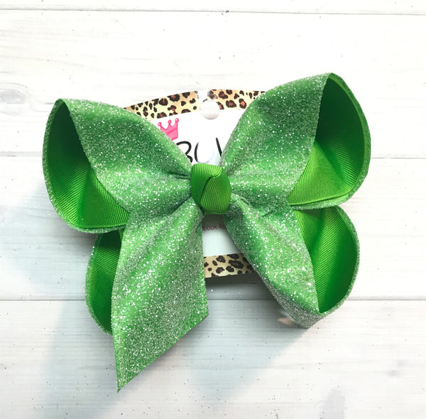 Frosted Sparkle Glitter Fun Bows |Spring Colors Perfect for Spring | Choose Your Colors | Easter & Summer!