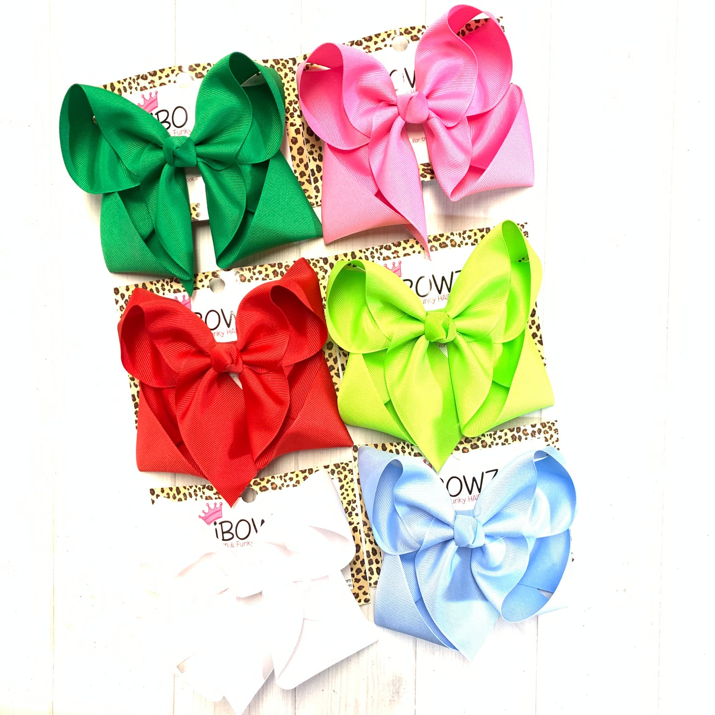 Christmas Solid Bundle ~ Perfect Match for your Girls at Christmas time ~ iBOWZ Fun & Funky Hairbows