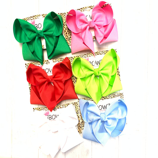 Christmas Solid Bundle ~ Perfect Match for your Girls at Christmas time ~ iBOWZ Fun & Funky Hairbows