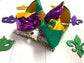 Mardi Gras Glitter and Flip Sequin | Mardi Gras Parade Fun hairbow iBOWZ Fun & Funky Hairbows