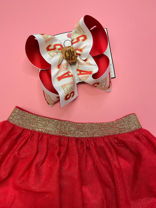 {BOW ONLY} Valentines Day Faux Patch Name Bow ~ Exclusive iBOWZ design