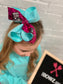 Shocking Pink Flip Sequin & Turquoise glitter Fun iBOWZ ~ Every Girls Wants One!