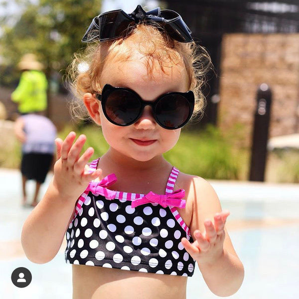 Jelly Swim Pool Hair bows~ Toddler & Medium ~ 3 PACK BUNDLE  Waterproof Jelly Fun iBOWZ~  iBOWZ & Co