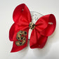 New Faux Patch Bow ~ Red & Leopard, what could be better? Perfect for Valentines day or Just everyday ~ Preorder Now~ by iBOWZ Fun & Funky Hairbows