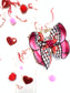 Valentines Day Fun Bow ~ Vintage Red Truck & Black & White Plaid  Hairbow by iBOWZ