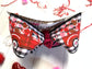Valentines Day Fun Bow ~ Vintage Red Truck & Black & White Plaid  Hairbow by iBOWZ