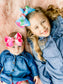 Sparkle Thursday Preorder ~ Super Cute Bunny Ears in Blue & Pink ~ iBOWZ Fun & Funky Hairbows