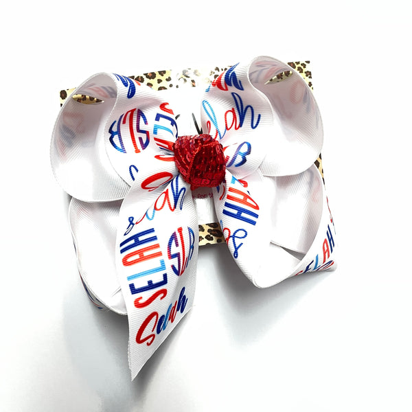 Exclusive Personalized Name BOW CLUB | New Name Bow Every Month | iBOWZ Fun & Funky hairbows