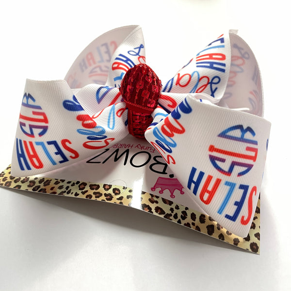 Exclusive Personalized Name BOW CLUB | New Name Bow Every Month | iBOWZ Fun & Funky hairbows