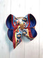 Wonder Woman ~ New Fun triple layer +  Red glitter, Royal, Yellow