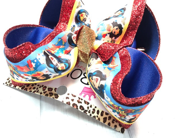Wonder Woman ~ New Fun triple layer +  Red glitter, Royal, Yellow