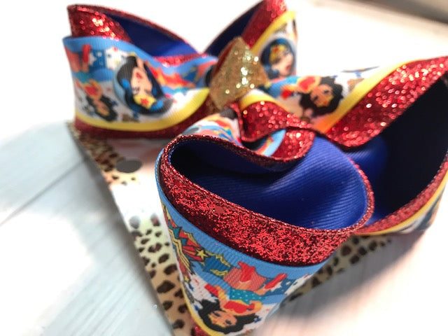 Wonder Woman ~ New Fun triple layer +  Red glitter, Royal, Yellow