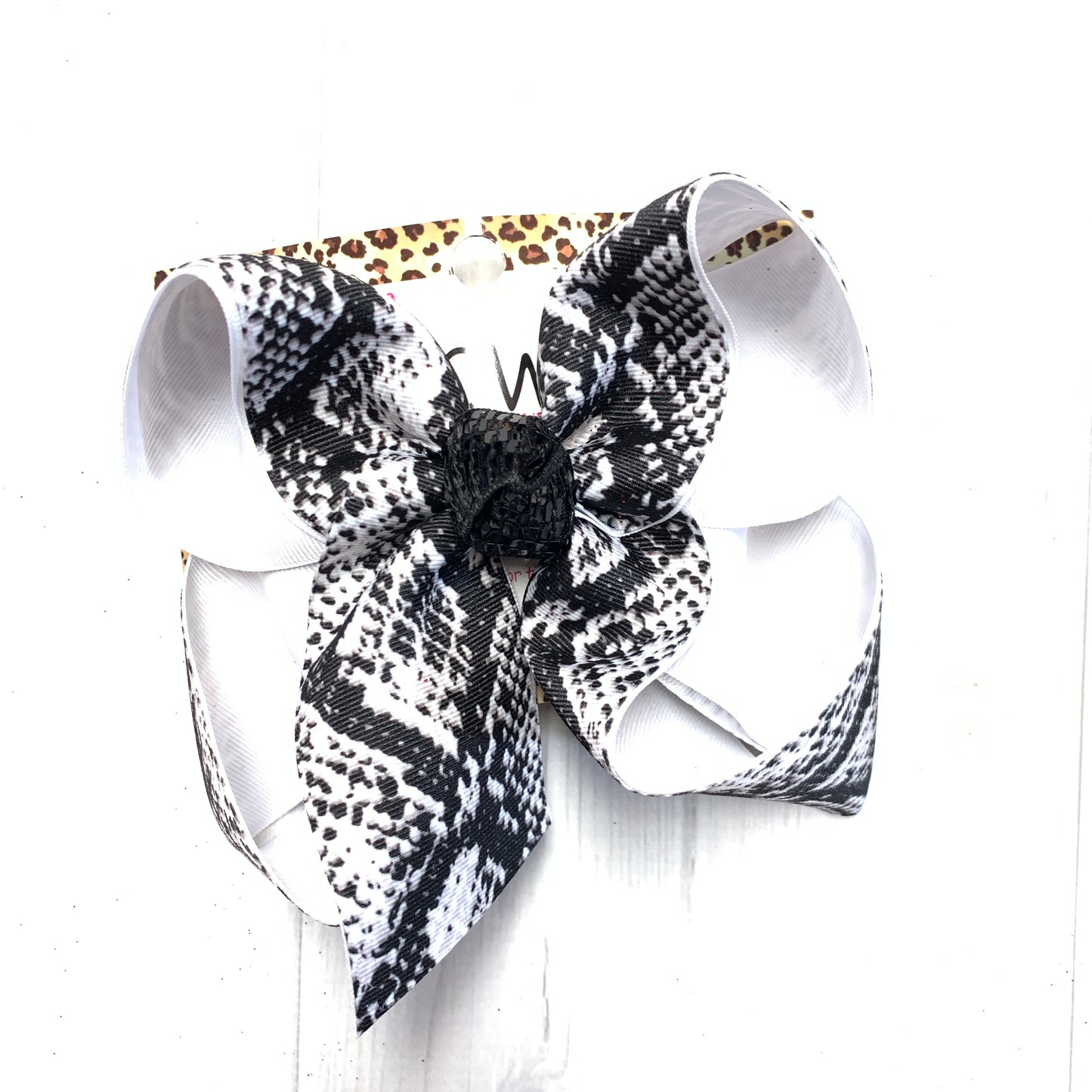 SnakeSkin Fun Hairbow ~ iBOWZ Fun & Funky Hairbows