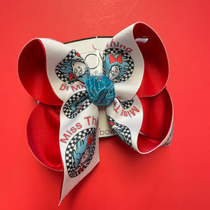 {Bow Only}  Miss Thing Dr Seuss Hairbow ~ Dr. Seuss's Birthday is March 1st - Perfect for National Read week