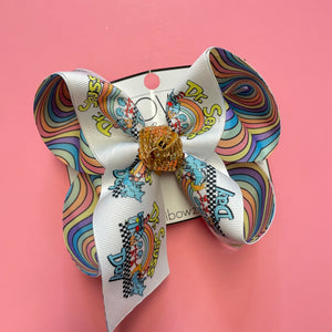 {Bow Only}  Dr Seuss Day Rainbow Hairbow ~ Dr. Seuss's Birthday is March 1st - Perfect for National Read week