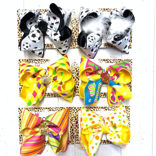 Shop The Wall ~ Ready 2 Ship ~ BIGGIE 5"  bows