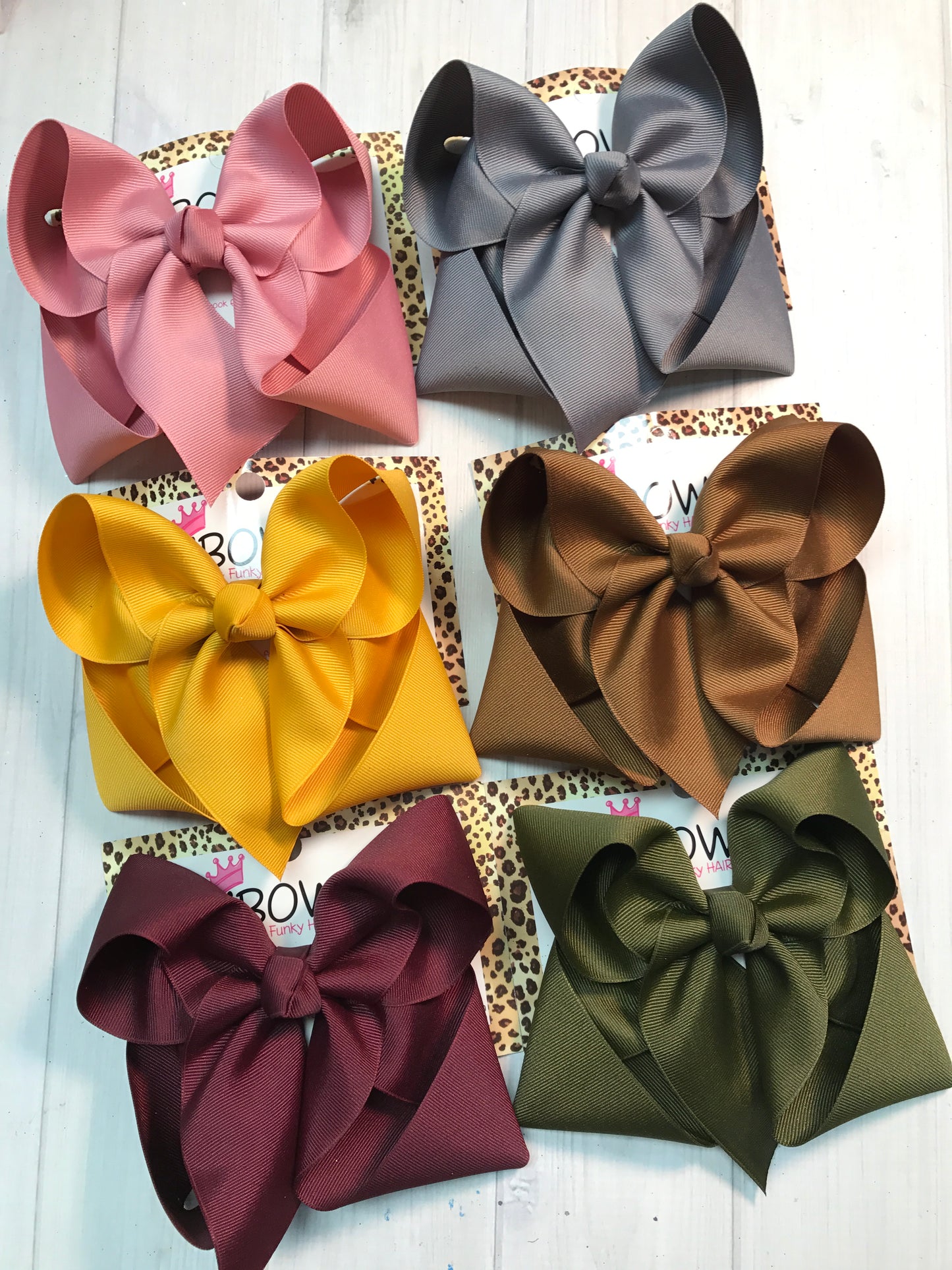 Fall Harvest Bundle | Solid Basic Fall Hairbow bundle