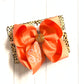 Jewel-tone Fall Monogram Triple Initial Monogram ~ Choose your bow color ~ by iBOWZ