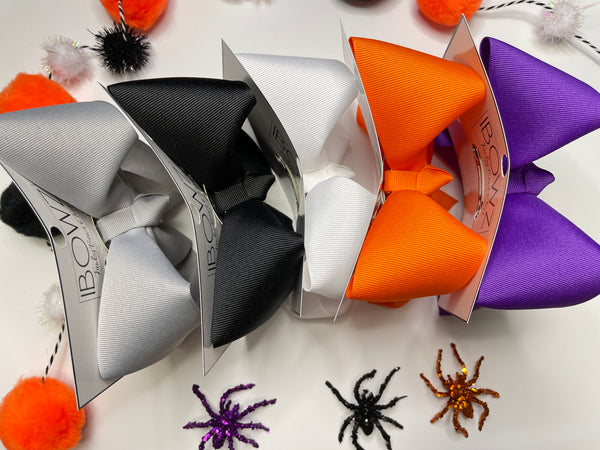 Halloween Solid Bundle ~ Perfect Match for all your Halloween outfits ~ iBOWZ Fun & Funky Hairbows