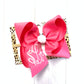 Spring & Easter Color Pastel Monogram Triple Initial Monogram Hairbows ~ Choose your bow color or bundle them all ~ ibowz fun & funky hair bows