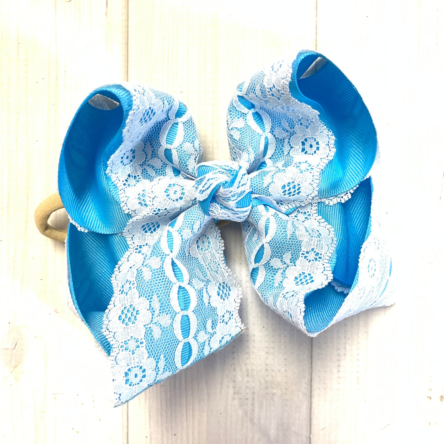 Spring Lace bows ~ Choose your bow color~  iBOWZ Fun & Funky Hairbow