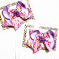 Valentines Day Bubble Hearts Fun Print Triple Layer   | Valentines day Fun Hairbow | Cupid ~ Love ~ February 14th hairbow