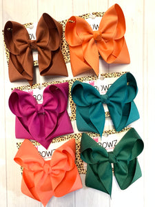 Jewel-tone Solid Bundle ~ Perfect Match for all your Favorite clothing brands~ iBOWZ Fun & Funky Hairbows