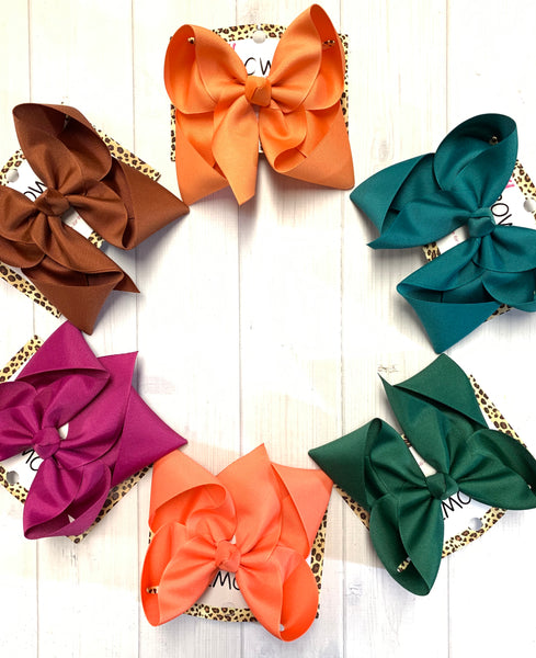 Jewel-tone Solid Bundle ~ Perfect Match for all your Favorite clothing brands~ iBOWZ Fun & Funky Hairbows