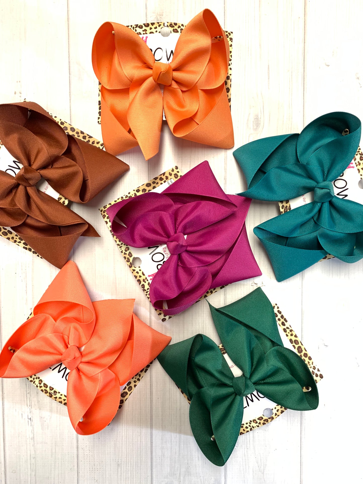 Jewel-tone Solid Bundle ~ Perfect Match for all your Favorite clothing brands~ iBOWZ Fun & Funky Hairbows