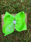 Monogram Neon solid hairbow Bundle with Triple initial Monogram  Hair bow Oh MY! ~ ~Perfect Hanging around the house ~  Great For the Pool