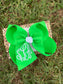 Neon Bows with Triple initial Monogram Oh MY! Choose your bow color ~ Your perfect Summer Bows~  Hairbows